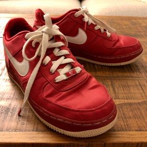 Nike Red Satin Air Force 1 ‘82